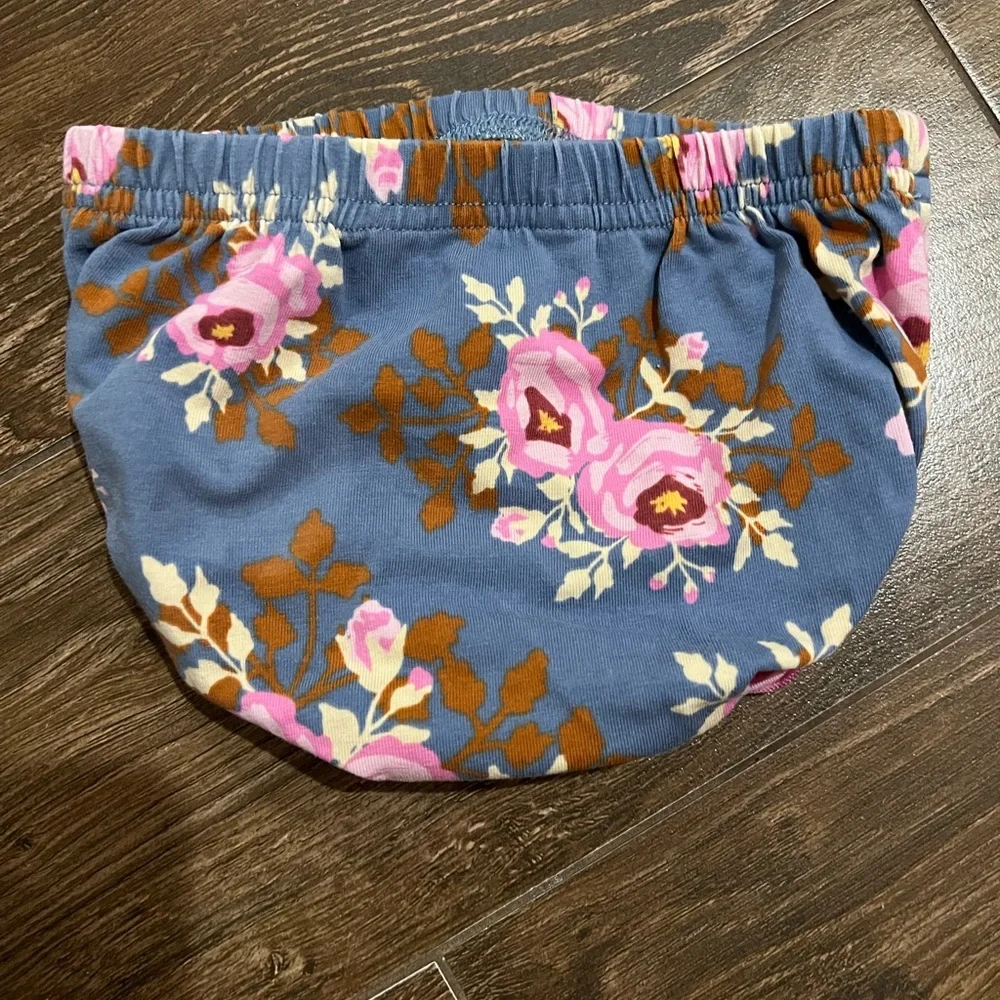 Matilda Jane Floral Diaper Cover - Blue and Pink
